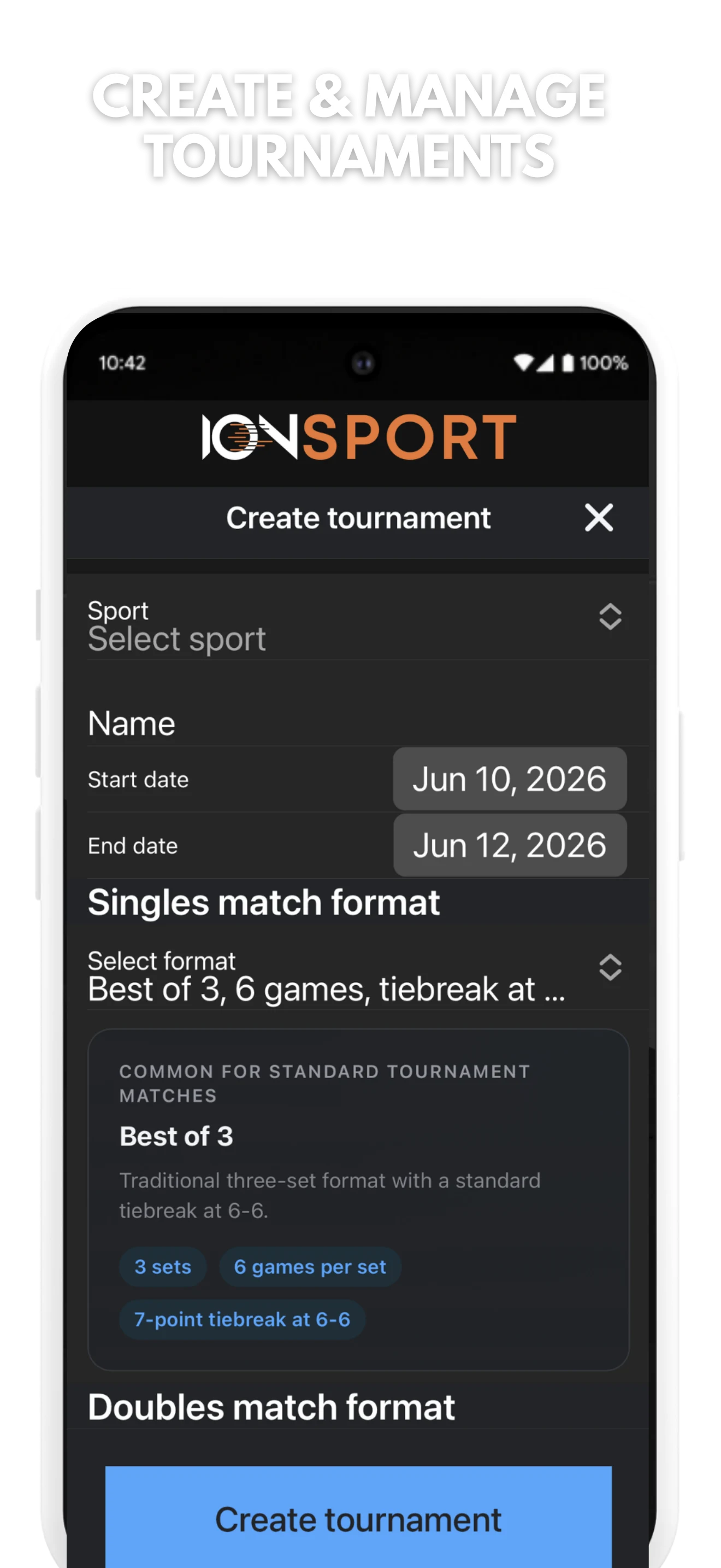IONSport screenshot