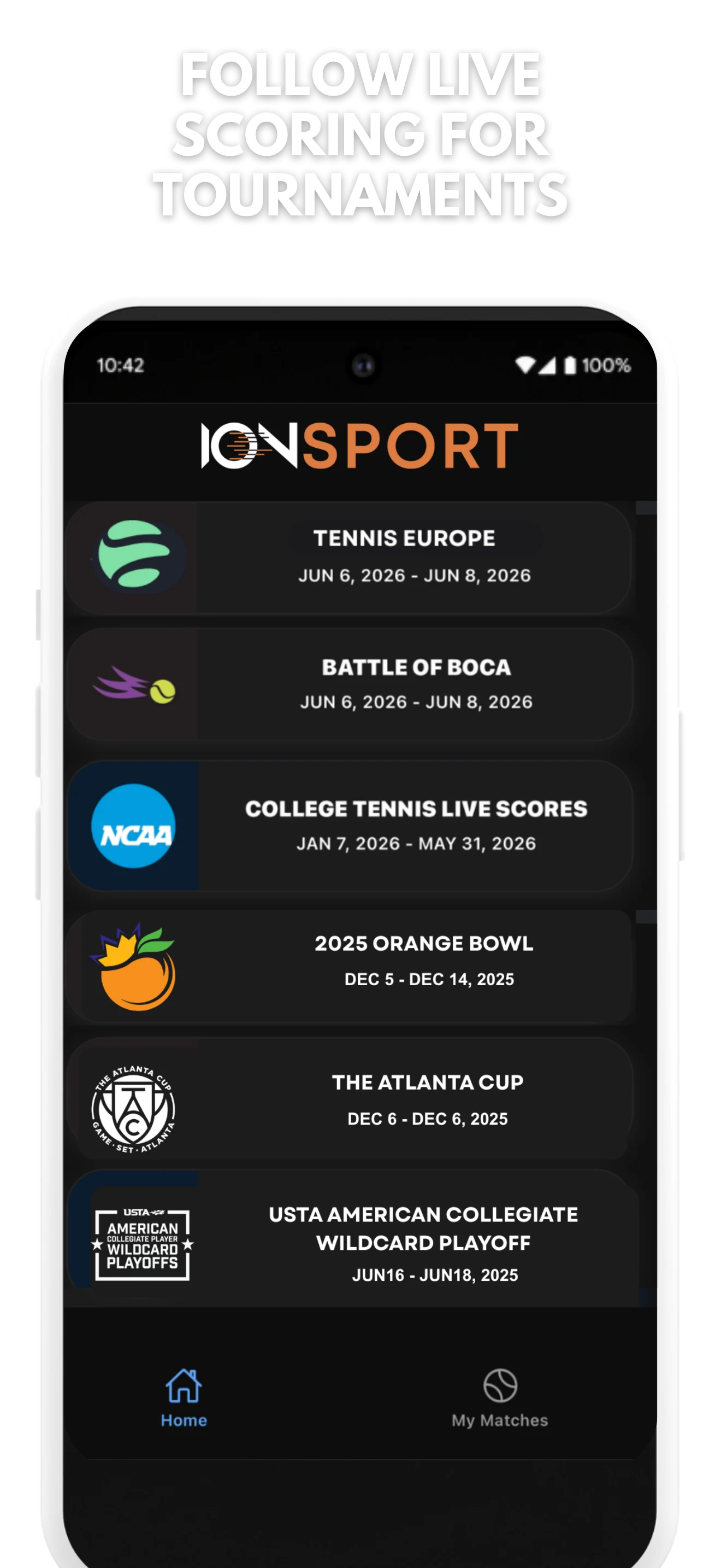 IONSport screenshot