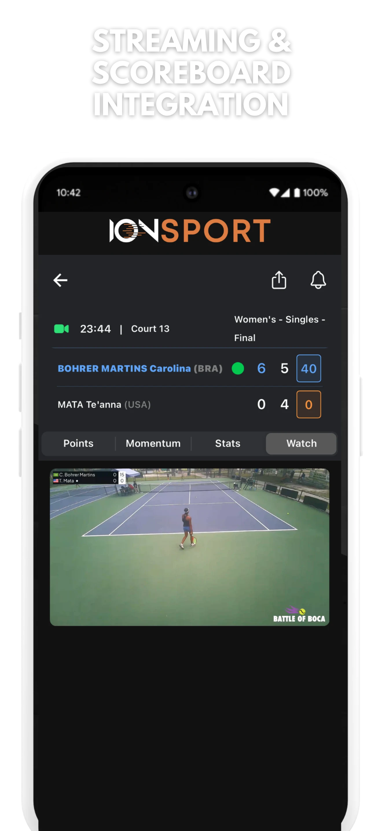 IONSport screenshot
